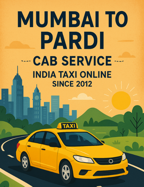 Mumbai to Pardi Cab Service