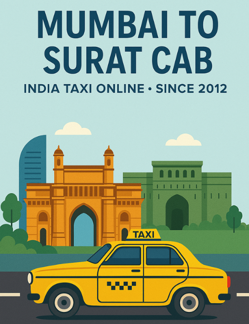 Mumbai to Surat Cab Mumbai to Surat Cab