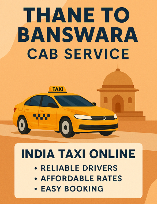 Thane to Banswara Cab Service Thane to Banswara Cab Service
